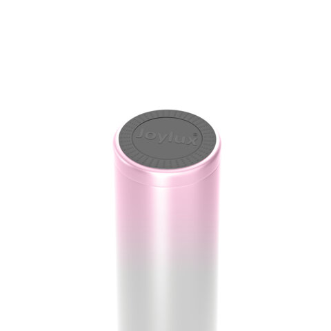 Термокружка 420 мл JOYLUX (ДЖОЙЛЮКС) ULTRA GRADIENT, нержавеющая сталь SUS304, белый/розовый, 700276 - фото 5