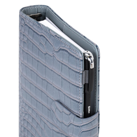 Ежедневник-органайзер недатированный B6 150x190 мм BRAUBERG "Comodo", под кожу, 160 л., серый, 116207 - фото 5