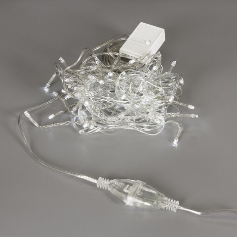 Удлинитель для электрогирлянд 3 м, прозрачный шнур, пакет, ЗОЛОТАЯ СКАЗКА, 592554 - фото 4