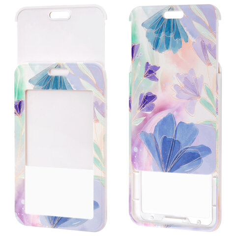 Бейдж вертикальный с 3D-печатью "Pastel grade" (85х54 мм), с рулеткой, СЛАЙДЕР, FUNSTER (ФАНСТЕР), 238842 - фото 8