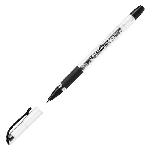 Ручка гелевая с грипом BIC "Gelocity Stic", ЧЕРНАЯ, узел 0,5 мм, линия письма 0,29 мм, CEL1010266 - фото 7