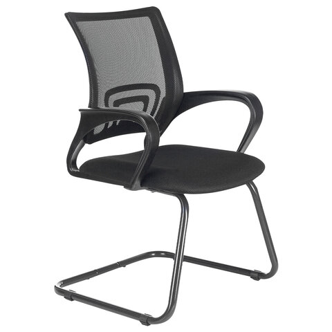 Кресло для приемных и переговорных BRABIX "Fly CF-100", черное, 532087 - фото 1