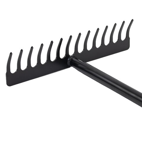 Грабли 14 зубьев цельнометаллические 35х10 см, ОБЩАЯ ДЛИНА 150 см, черенок сталь, RABBITEX (РАББИТЕКС) "LONG HANDLE", 700493 - фото 8