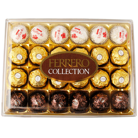 Набор конфет FERRERO "Collection", Ассорти из 3 вкусов с RAFFAELLO, 269,4 г, 9020000000556 - фото 1