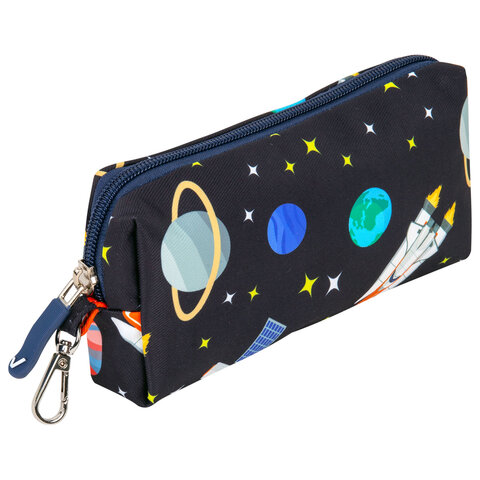Рюкзак BRAUBERG KIDS SET, с пеналом в комплекте, 2 отделения, "Space infinity", 37x28x16 см, 272099 - фото 8