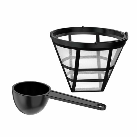 Кофеварка капельная BQ (БИ-КЬЮ) CM1007, 900 Вт, объем 1,5 л, поддержание температуры, серебристая, 86198274 - фото 7