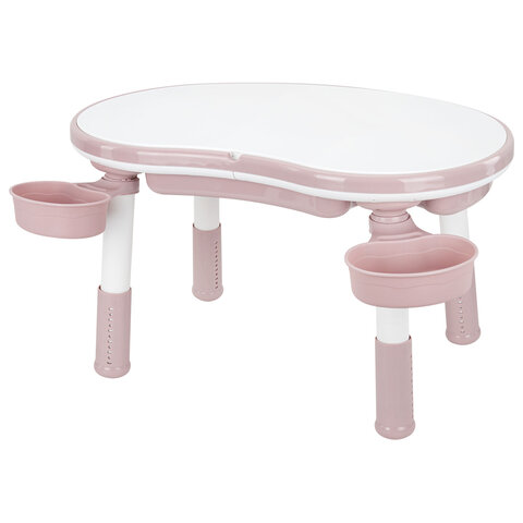 Стол детский трансформер 3 в 1 BRABIX KIDS CT-001, растущий, 2-8 лет, пластик, розовый, 533289 - фото 2