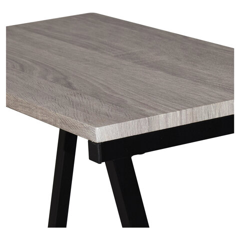 Стол на металлокаркасе BRABIX "LOFT CD-004", 1200х535х1110 мм, 3 полки, цвет дуб антик, 641219 - фото 6