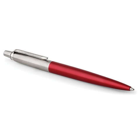 Ручка шариковая PARKER "Jotter Core Kensington Red CT", корпус красный, детали хром, синяя, 1953187 - фото 4