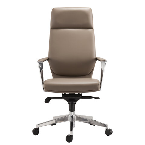 Кресло офисное BRABIX PREMIUM "Resonance EX-755", мультиблок, алюминий, экокожа, бежевое, 532488 - фото 5
