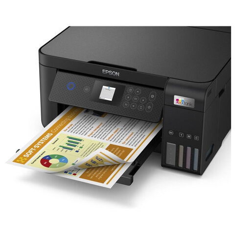 МФУ струйное EPSON L4260 "3 в 1", А4, 33 стр./мин, 5760x1440, ЖК-дисплей, Wi-Fi, СНПЧ, C11CJ63513 - фото 5