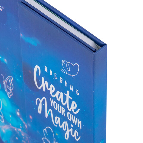 Дневник 1-11 класс 48 л., твердый, BRAUBERG, матовая ламинация, магнитный клапан, закладка-ляссе, с подсказом, "Magic", 107243 - фото 4