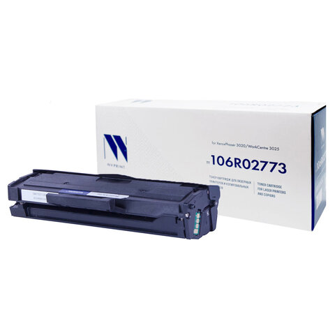 Картридж лазерный NV PRINT (NV-106R02773) для XEROX Phaser 3020/WorkCentre 3025, ресурс 1500 страниц - фото 1