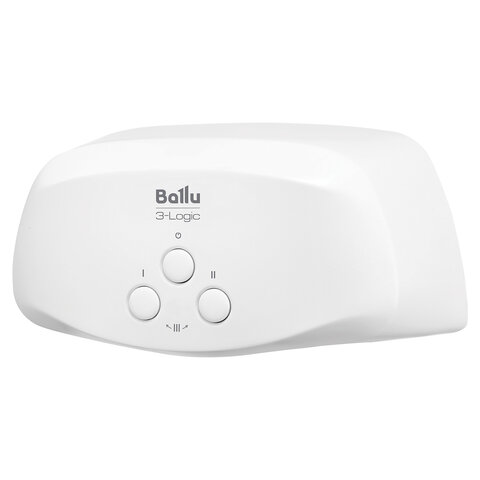 Водонагреватель проточный электрический BALLU 3-Logic TS, ненапорный, 5,5 кВт, 3,1 л/м, кран + душ, НС-1588893 - фото 2