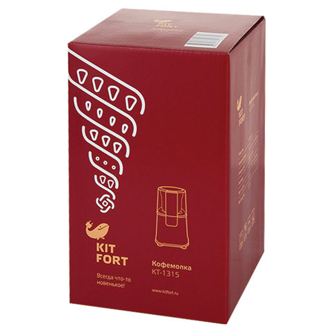 Кофемолка KITFORT КТ-1315, 180 Вт, вместимость 60 г, металл, серебро - фото 11