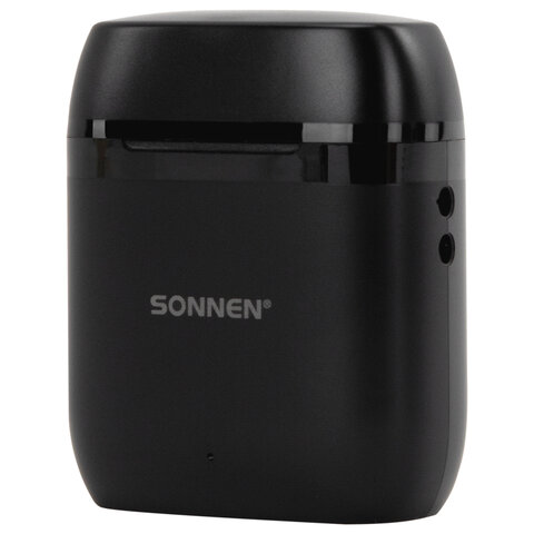 Наушники беспроводные TWS вкладыши с микрофоном, SONNEN EP-BH10B, Bluetooth 5.3, черные, 514122 - фото 5