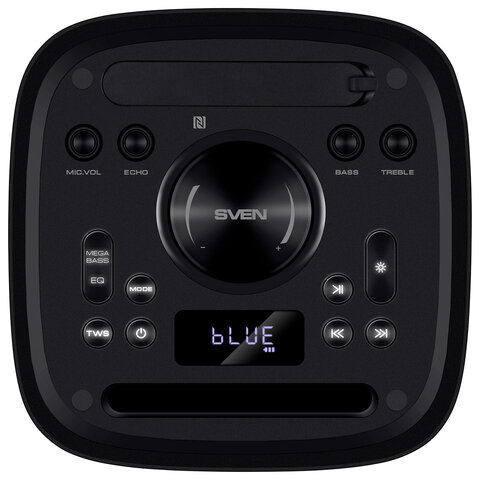 Колонка портативная SVEN PS-930, 150 Вт, TWS, Bluetooth, FM, USB, microSD, LED-дисплей, черный, SV-022402 - фото 3