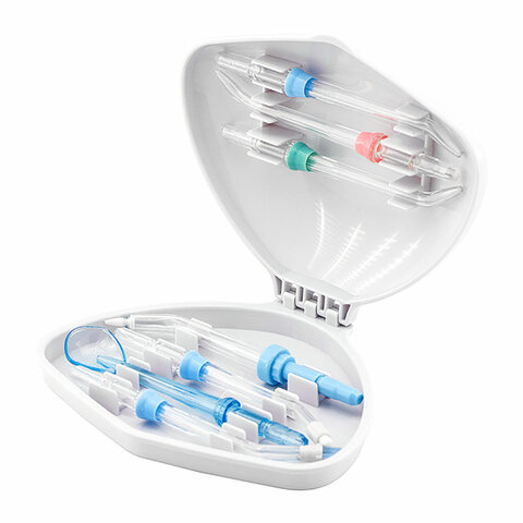 Ирригатор для полости рта REVYLINE RL 100, стационарный, емкость резервуара 0,6 л, 7 насадок, белый - фото 5
