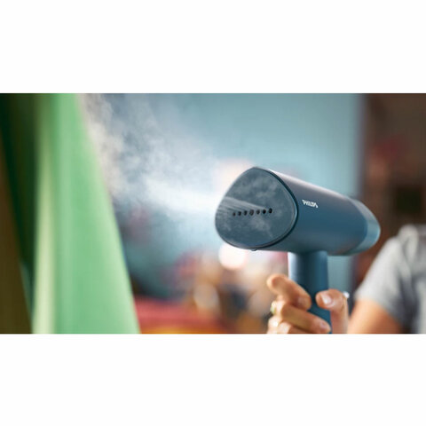 Отпариватель ручной PHILIPS STH3000/20, 1000 Вт, 20 г/мин, резервуар 0,1 л, 1 режим, синий - фото 5