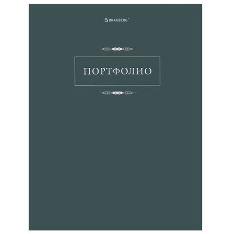 Папка-портфолио универсальная, 4 кольца, 20 файлов, 7БЦ матовая, BRAUBERG "Classic", 117554 - фото 4