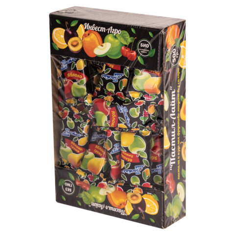 Пастила фруктовая Пастил-Лайт, ассорти вкусов, без добавления сахара, 500 г, УТ-00002476 - фото 1