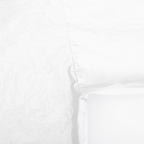 Дождевик-плащ белый на кнопках, EVA, многоразовый прочный, чехол в комплекте, универсальный размер, SHAMAANI (ШАМААНИ), 610935 - фото 7
