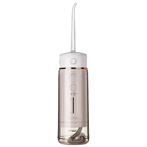 Ирригатор для полости рта REVYLINE RL 420, портативный, емкость резервуара 0,18 л, 2 насадки, белый - фото 2