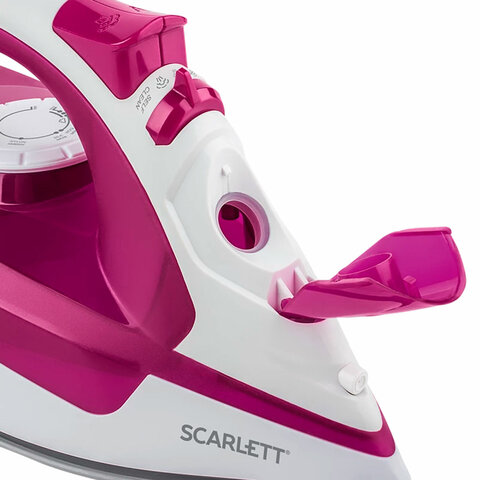 Утюг SCARLETT SC-SI30K25, 2200 Вт, керамическое покрытие, антинакипь, самоочистка, розовый - фото 5