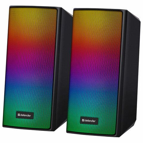 Колонки компьютерные DEFENDER SPITFIRE 2.0, 6 Вт, Bluetooth, питание от USB, 65047 - фото 1