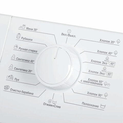 Стиральная машина BEKO WRS5511BWW, 1000 об/мин, 5 кг, фронтальная загрузка, 15 программ, белая, 7320110005 - фото 5
