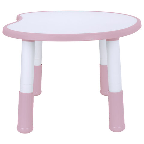 Стол детский BRABIX KIDS CT-002, растущий, 2-8 лет, пластик белый + розовый, 533295 - фото 4