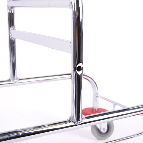 Тележка уборочная BRABIX, 2-съемных ведра по 15 л, отжим, корзина, держатель для мусорного мешка с поддерживающей платформой, 601500 - фото 10