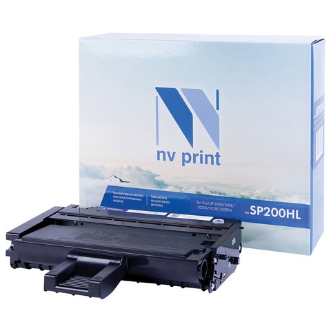 Картридж лазерный NV PRINT (NV-SP200HL) для RICOH SP 200N/200S/202SN/203SF/203SFN, ресурс 1500 страниц - фото 1