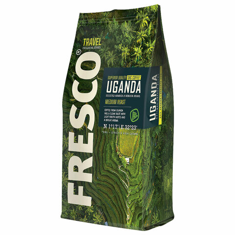 Кофе в зернах FRESCO "Uganda", 900 г - фото 1