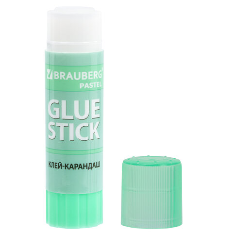 Клей-карандаш в пастельном корпусе BRAUBERG PASTEL, 15 г, PVP-основа, ассорти, 271249 - фото 8