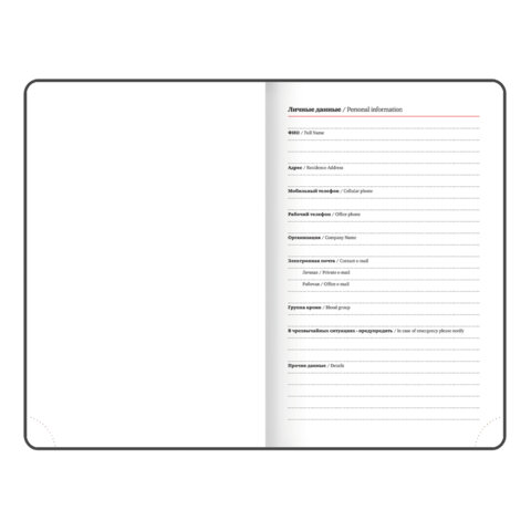 Ежедневник датированный 2026, МАЛЫЙ ФОРМАТ 100х150 мм, А6, BRAUBERG "Rainbow", под кожу, красный, 117256 - фото 5