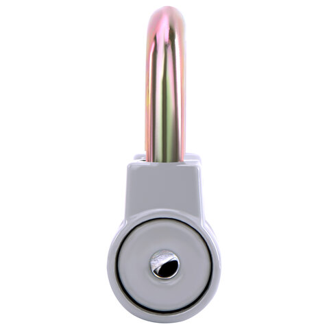 Замок навесной алюминиевый 60 мм цилиндрический "Стандарт", 3 ключа, RABBITEX (РАББИТЕКС), 671307 - фото 5