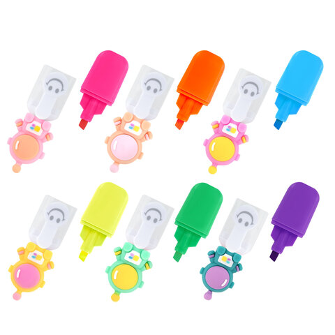 Набор текстовыделителей с топперами 6 ЦВЕТОВ НЕОН, "КОСМО", линия 1-4 мм, FUNSTER (ФАНСТЕР), 152649 - фото 9