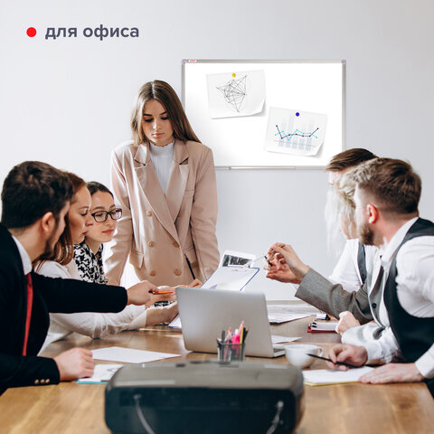 Доска магнитно-маркерная 60х90 см, алюминиевая рамка, ГАРАНТИЯ 10 ЛЕТ, STAFF, 235462 - фото 15
