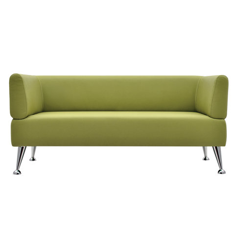 Диван мягкий трехместный "Норд", "V-700", 1560х720х730 мм, c подлокотниками, экокожа, светло-зеленый - фото 2