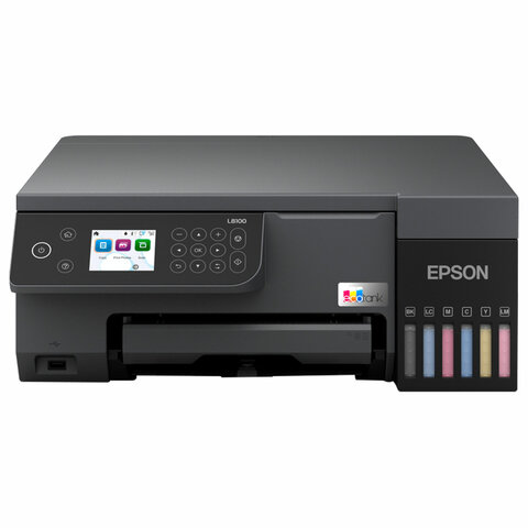 МФУ струйное EPSON L8100 "3 в 1", А4, 22 стр./мин, 5760х1440, печать на CD/DVD, Wi-Fi, СНПЧ, C11CK94402 - фото 1