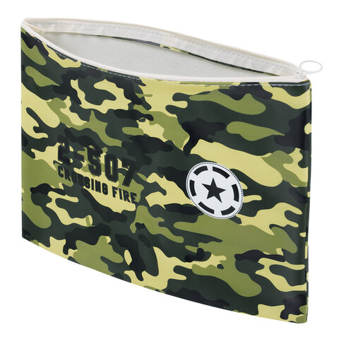 Папка для тетрадей ПИФАГОР А4, 1 отделение, ПВХ, на молнии, ассорти "Camouflage", 32x23 см, 273830 - фото 5