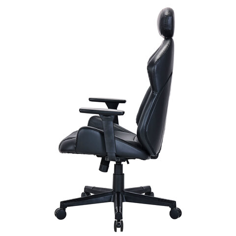 Кресло BRABIX PREMIUM "Tokyo EX-595", регулируемый подголовник, рециклированная кожа, черное, 532975 - фото 5