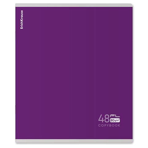 Тетрадь А5, 48 л., скоба, клетка, Soft-Touch, выборочный УФ-лак, плотная бумага 80 г/м2, ERICH KRAUSE, 60623 - фото 6