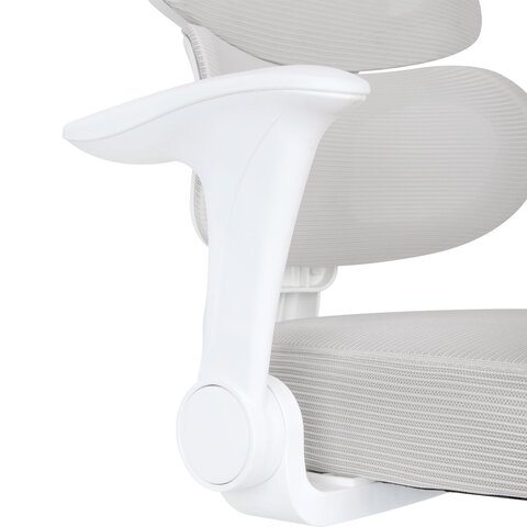 Кресло детское с поясничной поддержкой BRABIX KIDS "MG-225", сетка/ткань TW, серое, 533318 - фото 11