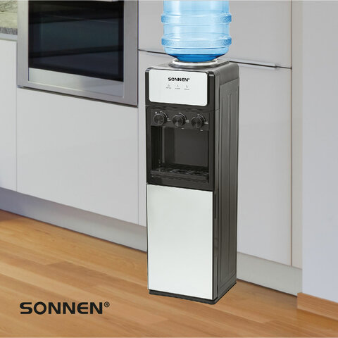 Кулер для воды SONNEN FSE-03Ri, напольный, НАГРЕВ/ОХЛАЖДЕНИЕ ЭЛЕКТРОННОЕ, 3 крана, шкаф, 455743 - фото 22