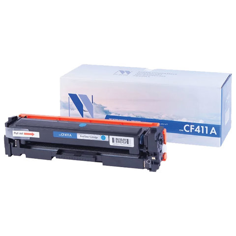 Картридж лазерный NV PRINT (NV-CF411A) для HP M377dw/M452nw/M477fdn/M477fdw, голубой, ресурс 2300 страниц - фото 1