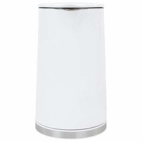 Чайник электрический с двойными стенками SONNEN KT-8718W, 1,7 л, 2200 Вт, белый, 454685 - фото 5