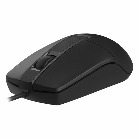 Мышь проводная A4TECH OP-330, USB, 2 кнопки + 1 колесо-кнопка, оптическая, черная, 1530236 - фото 4