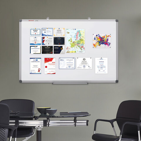 Доска магнитно-маркерная 90х180 см, алюминиевая рамка, BRAUBERG "Extra", 237557 - фото 14